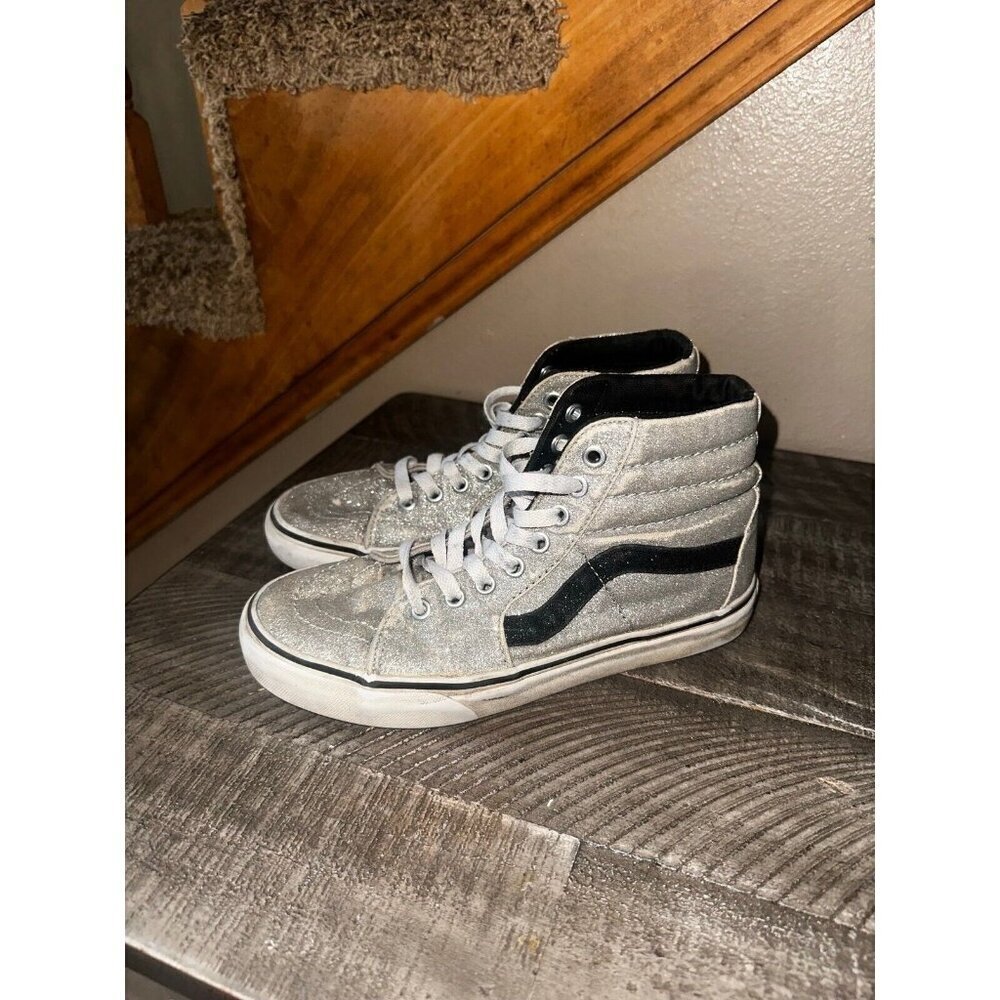 Womens glitter vans size 6